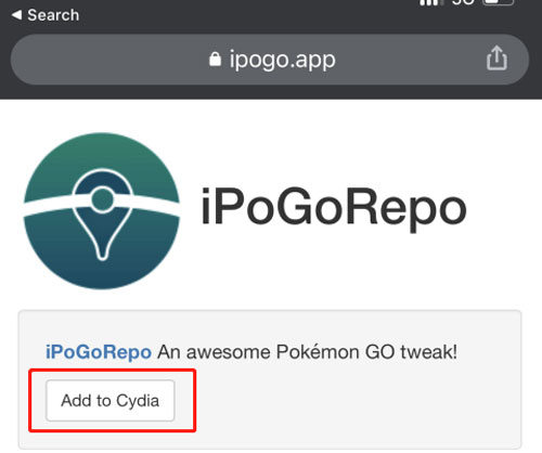 add ipogo to cydia