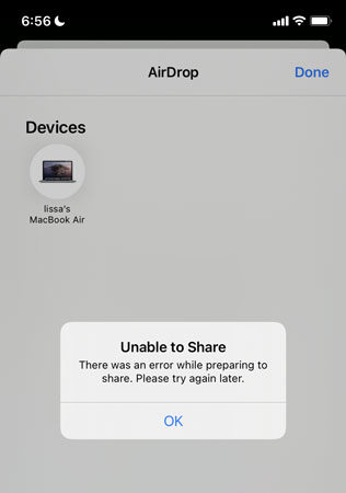iPhone 14 Pro 災情AirDrop 問題