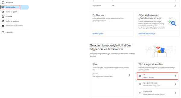 change google language