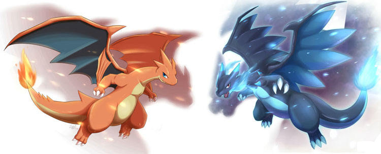 charizard x vs charizard y