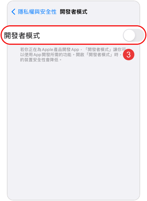 enable developer mode