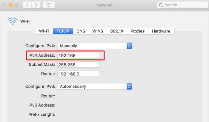 get ip mac