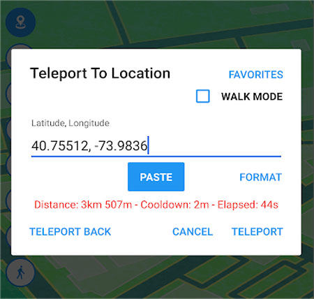 gps joystick teleport location