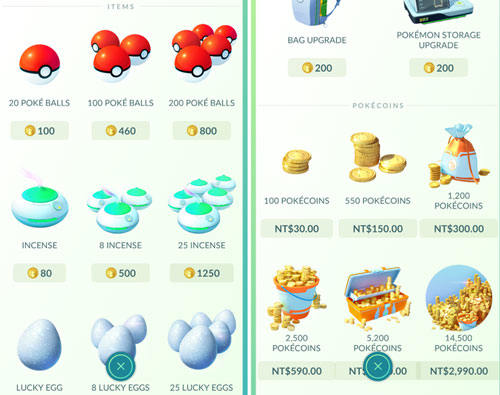 pokemon go store