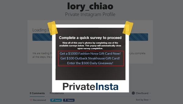 使用私人Instagram查看器