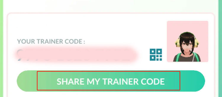 share my trainer code