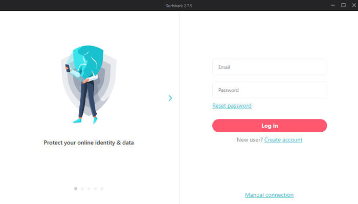Surfshark VPN虛擬定位