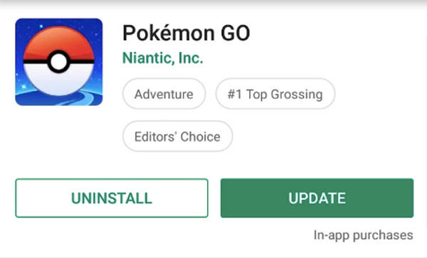 update samsung pokemon go