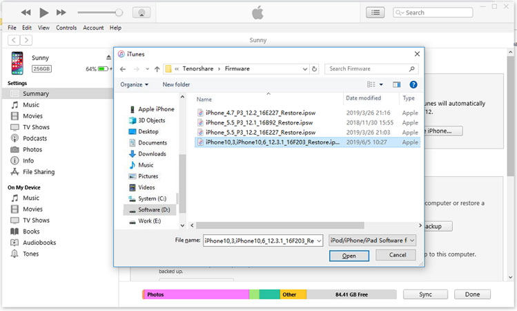 使用 IPSW 檔案iOS 26更新