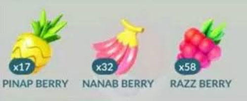 使用莓果和道具