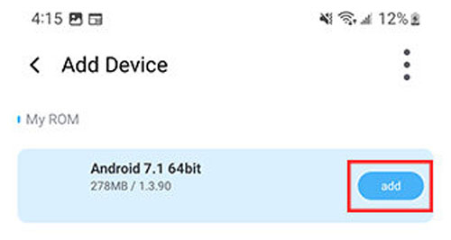 vmos pro add device