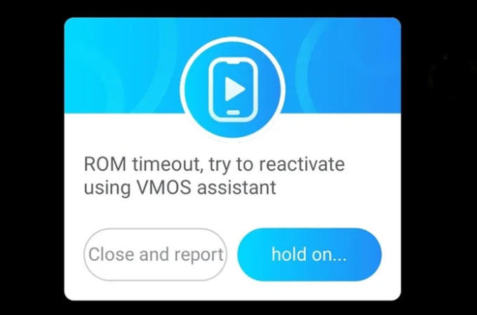 vmos pro timeout